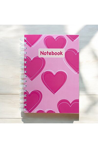 Panda 160 Sheets Lined Spiral Sticker Notebook - Concept School Notebook