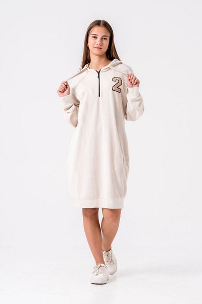 HAUSEkids Φόρεμα για κορίτσια Moncelo de Velvet 8-15 ετών -Latte