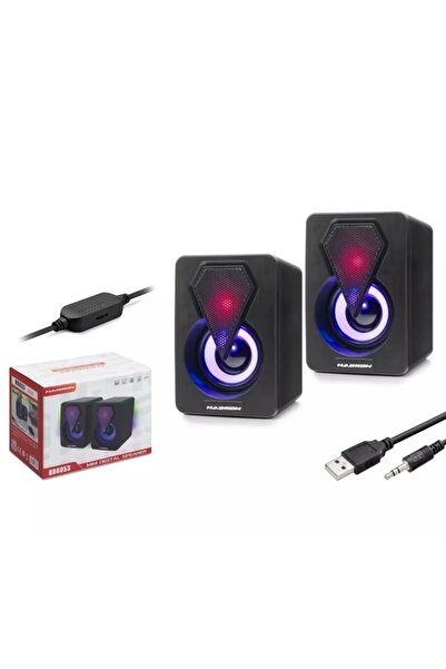 HADRON Hoparlör Speaker Usb 1+1 HD6053