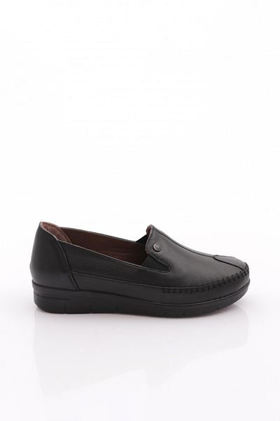 DGN Pantofi Confort dama Piele naturala Negru 31123998