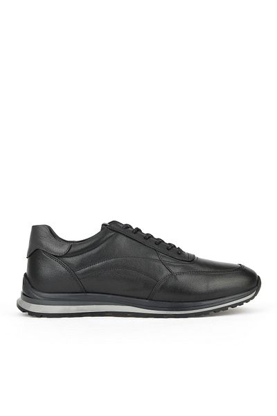 Ziya , Ανδρικό Sneaker από γνήσιο δέρμα 1331002z415 Μαύρο