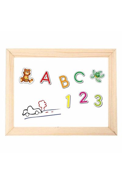 NW NessiWorld Nessiworld 2250 Wooden Tablet Writing Board 62 Pieces Small Size