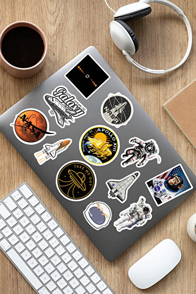 AR Sticker مجموعة ملصقات للكمبيوتر المحمول رقم 11 تحت عنوان Nasa