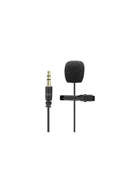 Generic Brand Microphone collar aux pc compatible 3 branch 3.5 mm 90 cm hadro...