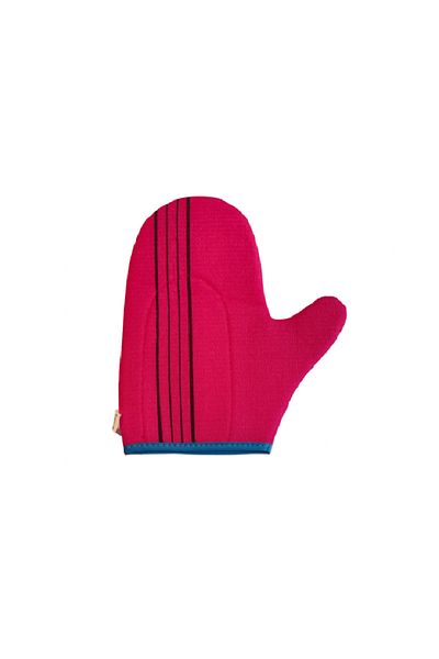 Korean Loofah Glove Thumb Body Scrubber - Multicolor