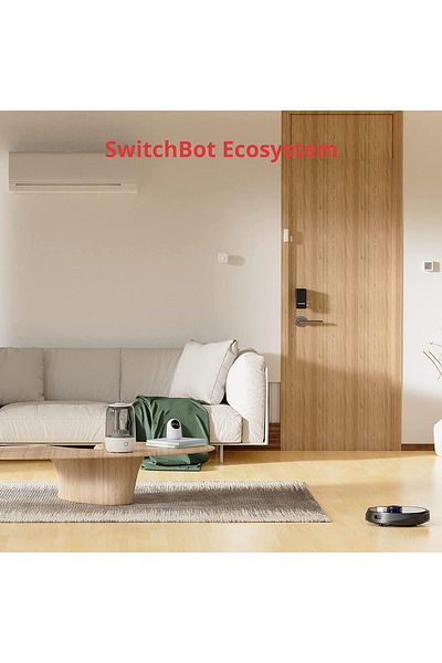 SwitchBot قفل ذكي مزود بقفل إلكتروني يعمل بالبلوتوث وقفل دخول بدون مفتاح متوافق مع جسر WiFi