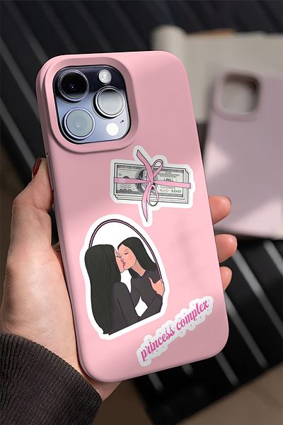 AR Sticker مجموعة ملصقات الكمبيوتر المحمول الملونة ذات طابع Girl Power - 6
