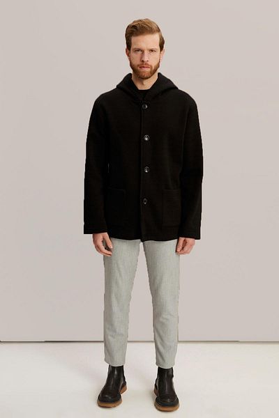 ALEXANDERGARDI ΖΑΚΕΤΑ OVERSIZE ΜΕ ΚΟΥΚΟΥΛΑ ΚΑΙ ΕΣΩΤΕΡΙΚΟ ΣΑΡΔΟΝΙ (E23-607 03)