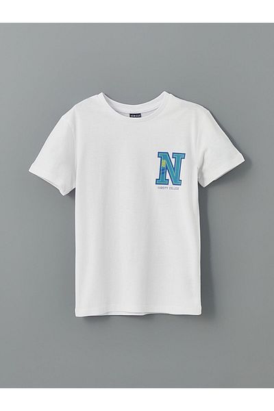 LC Waikiki New Season Crew Neck Boy's T-Shirt - S5He19Z4