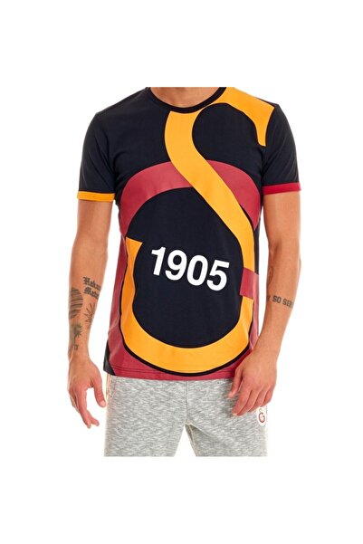 GSStore Galatasaray Lisanslı Büyük Armalı Siyah Tshırt