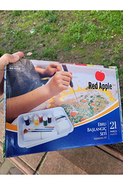 O&S Oyun ve Sanat Eğlen-Üret Ebru Başlangıç Seti, Ebru Seti teknesi kitresi