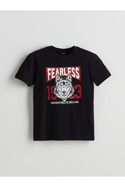 LC Waikiki Tricou pentru băiat cu gât crew de sezon nou - S5I193Z4