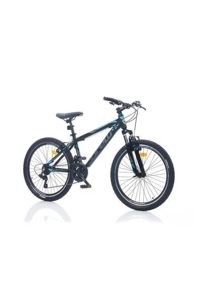 Corelli FELİX 3.2 ERKEK DAĞ BİSİKLETİ 310H V 24 JANT 21 VİTES SİYAH TURKUAZ GRİ