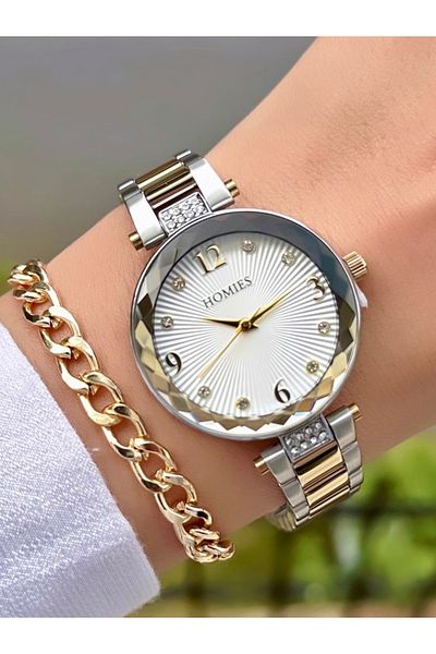 Homies Steel Cord Waterproof Women's Wristwatch
