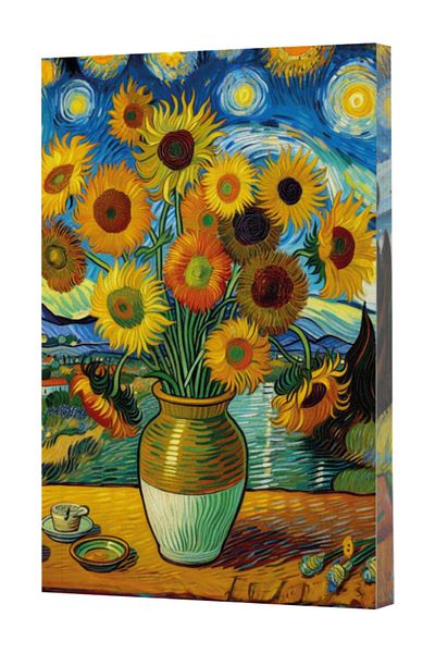 Dokuz Yayınları دفتر ملاحظات مخطط من Vivago Art Van Gogh لمدة 10 أشهر (14X20-160 صفحة)