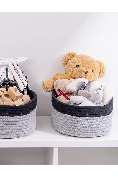 HomeTurko Triple Basket Organizer Set, Organizer Basket Set, Bohemian Basket Set, Gift Household Item