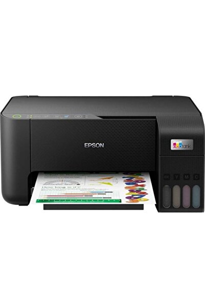 EPSON L3250-MUA Renkli Mürekkep Tanklı Çok Fonksiyonlu Yazıcı (Muadil Mürekkepli)