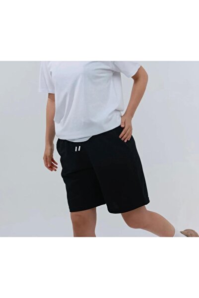 yg ydn giyim Culoare neagră, cu talie relaxată, cu elastic, pantaloni scurți ...