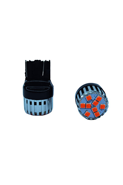 Otovo T20 Dekoratif stop led ampul çift duy kırmızı 12V 4W canbus / LAAM950-1