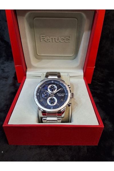 Ferrucci Original Steel Men's Wristwatch with Ferrucci Active Function
