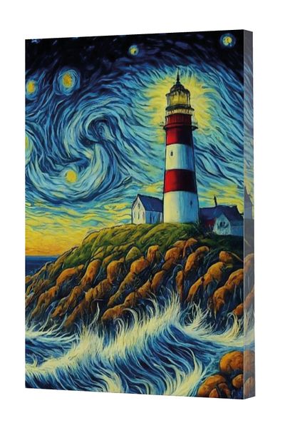 Dokuz Yayınları دفتر ملاحظات مخطط Vivago Art Van Gogh 8 Lighthouse (14X20-160 ورقة)