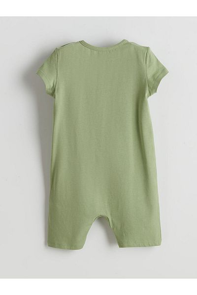 LC Waikiki New Season Crew Neck Printed Baby Boy Jumpsuit - S5Kt31Z1