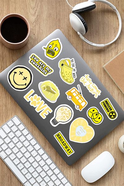 AR Sticker Σετ αυτοκόλλητων tablet για φορητό υπολογιστή 12 τεμαχίων