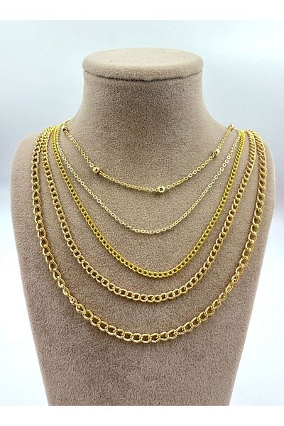 yiğit aksesuar 5 Meters No Darkening Necklace and Bracelet Making Chain