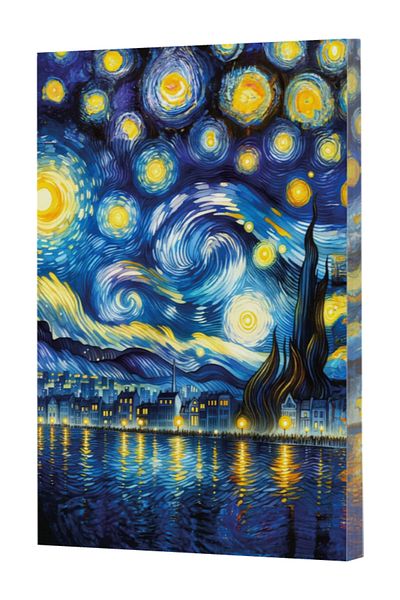 Dokuz Yayınları دفتر ملاحظات مخطط لليلة Vivago Art Van Gogh 7 نجوم (14X20-160 صفحة)