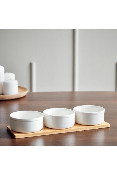 Home Box Supreme 4-Piece Chip and Dip Set