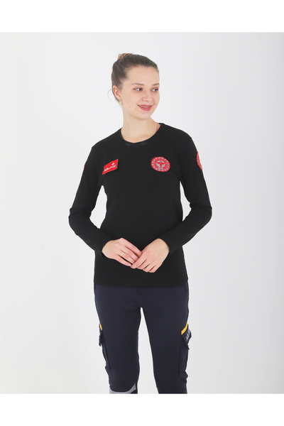 Ekg Medikal 112 Acil Sağlık Penye Uzun Kol T-shirt (Unisex)