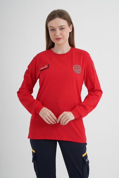 Ekg Medikal 112 Acil Sağlık Penye Uzun Kol T-shirt (Unisex)