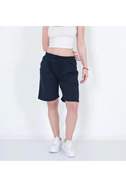 yg ydn giyim شورت صيفي مريح بخصر مطاطي من القماش الناعم مع جيوب