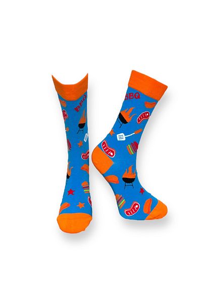 Mevo 3-Piece Unisex Flexible Moisturizing Cotton Colorful and Patterned Socks
