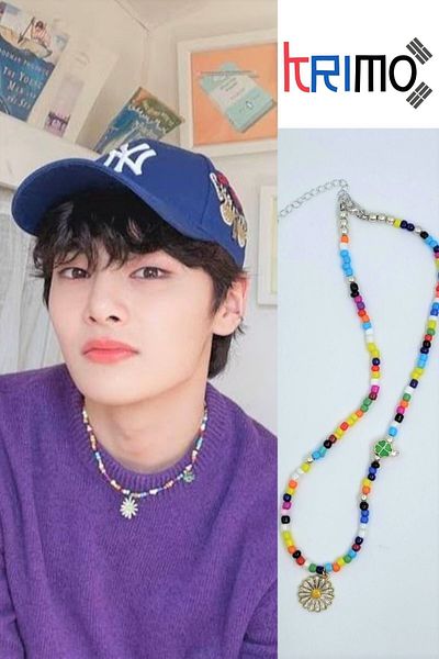 KRIMO Kpop Bts Jungkook Daisy Necklace