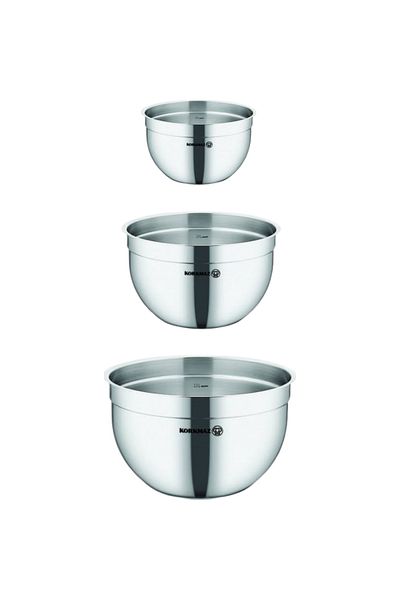 KORKMAZ 3-Piece Proline Gastro Food Preparation Container