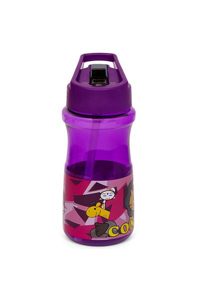 Eazy Kids Water Bottle 500ml wt Straw - Purple