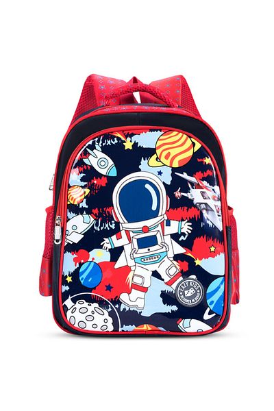 Eazy Kids Astronaut School Bag - Red