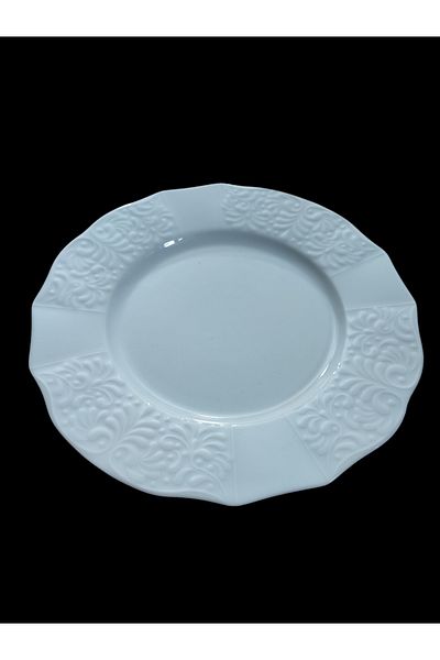 NuBuTu Retro Cake Set,Porcelain 6-Piece Cake Plate