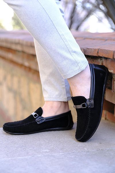 Oksit Hty 921 Belt Buckle Detailed Men's Loafer