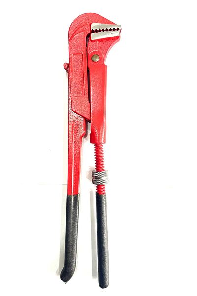 Worldtec 1St Quality Stainless Professional Tonged Pipe Wrench 1''