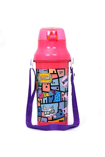 Eazy Kids Water Bottle 600ml - Pink