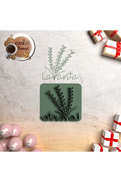 CookieKonsept Polimer Kil Kalıbı – Lavanta Damga