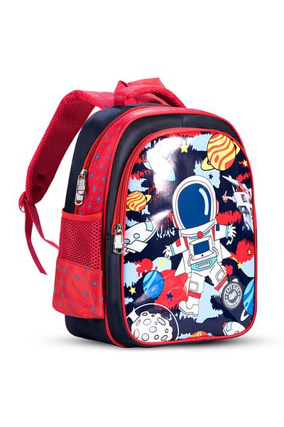 Eazy Kids Astronaut School Bag - Red