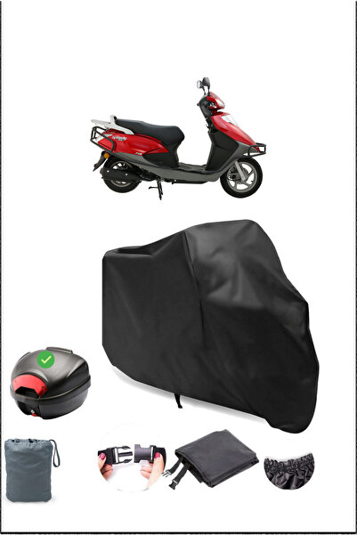 Breen Black Abush Speedy 125I Rear Bag Compatible Waterproof Motorcycle Cover