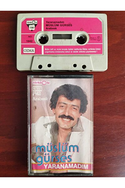 Plakperest MÜSLÜM GÜRSES  - Yaranamadım /Türkola - 1984  Almanya Basım  Nadir...