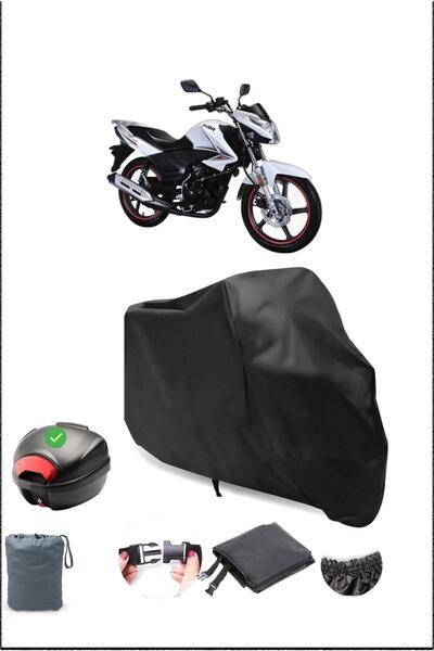 Breen غطاء خلفي متوافق مع غطاء دراجة نارية مقاوم للماء باللون الأسود من Kuba ...