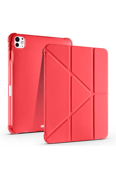 Ummeslem غطاء حماية للتابلت متوافق مع جهاز iPad Pro 11 2024، قابل للطي ثلاثي ...