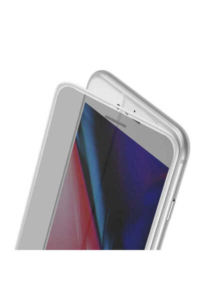 zore iPhone 8 Plus Anti-Dust Privacy Tempered Protector - White