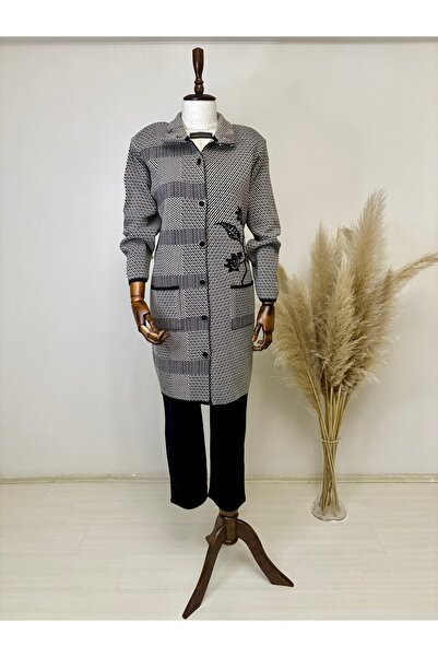 Gürkan Triko Великий розмір жіночий пальто